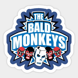 The Bald Monkeys Network Sticker